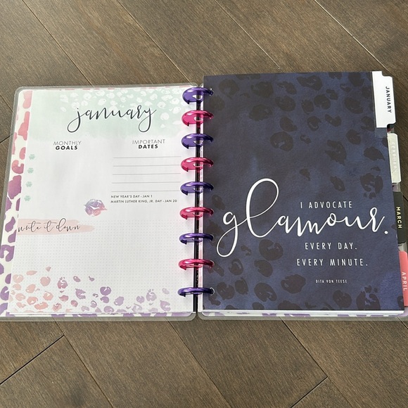 HAPPY PLANNER Glam Girl Planner Bundle, Sticker Books, Dashboards Stationery Kit - Picture 9 of 17